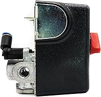 Vista 4 de Generic 034-0197 Interruptor de presión del compresor de aire 100-130 PSI, pulsador, actuador de émbolo, operación automática