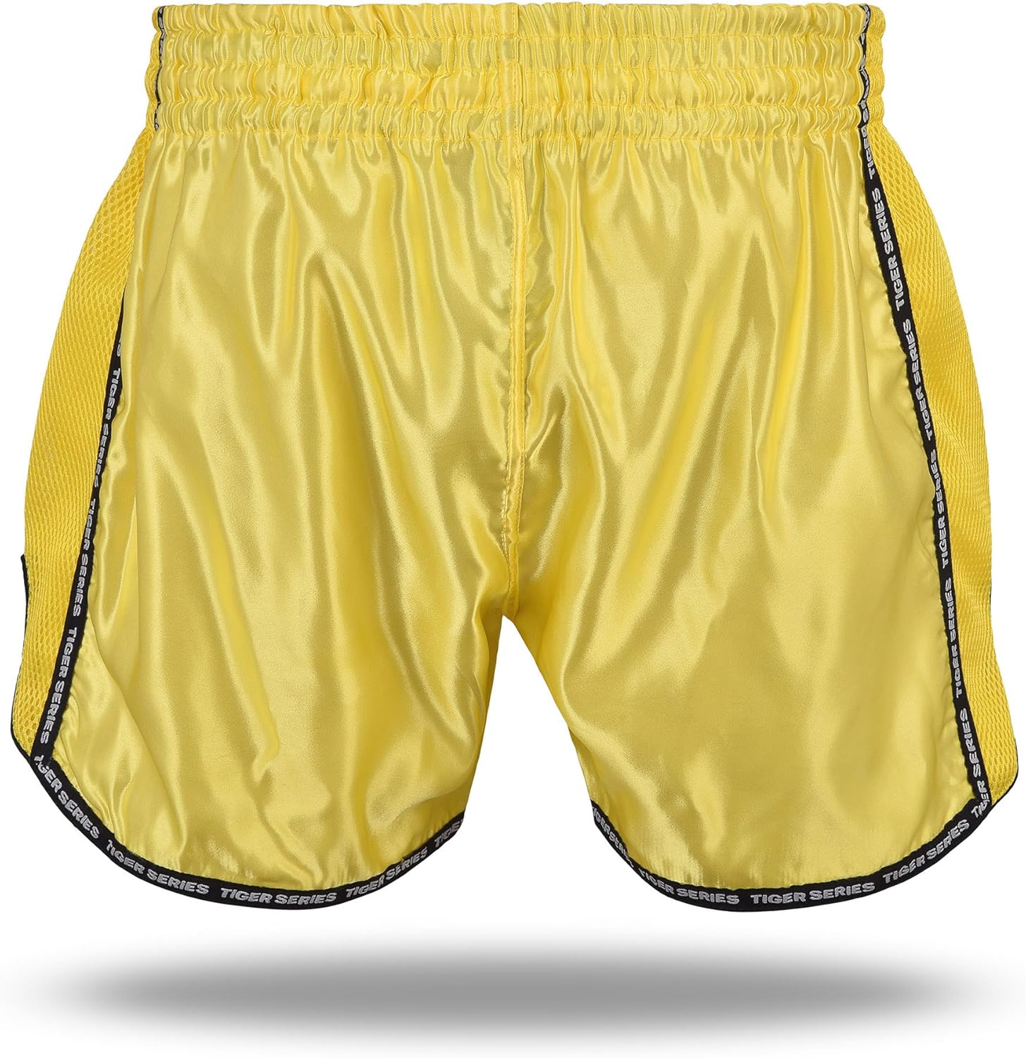 Muay Thai Boxing Shorts for Training and Kick Boxing, Combat Sports - Black, Blue, Red, White and Yellow