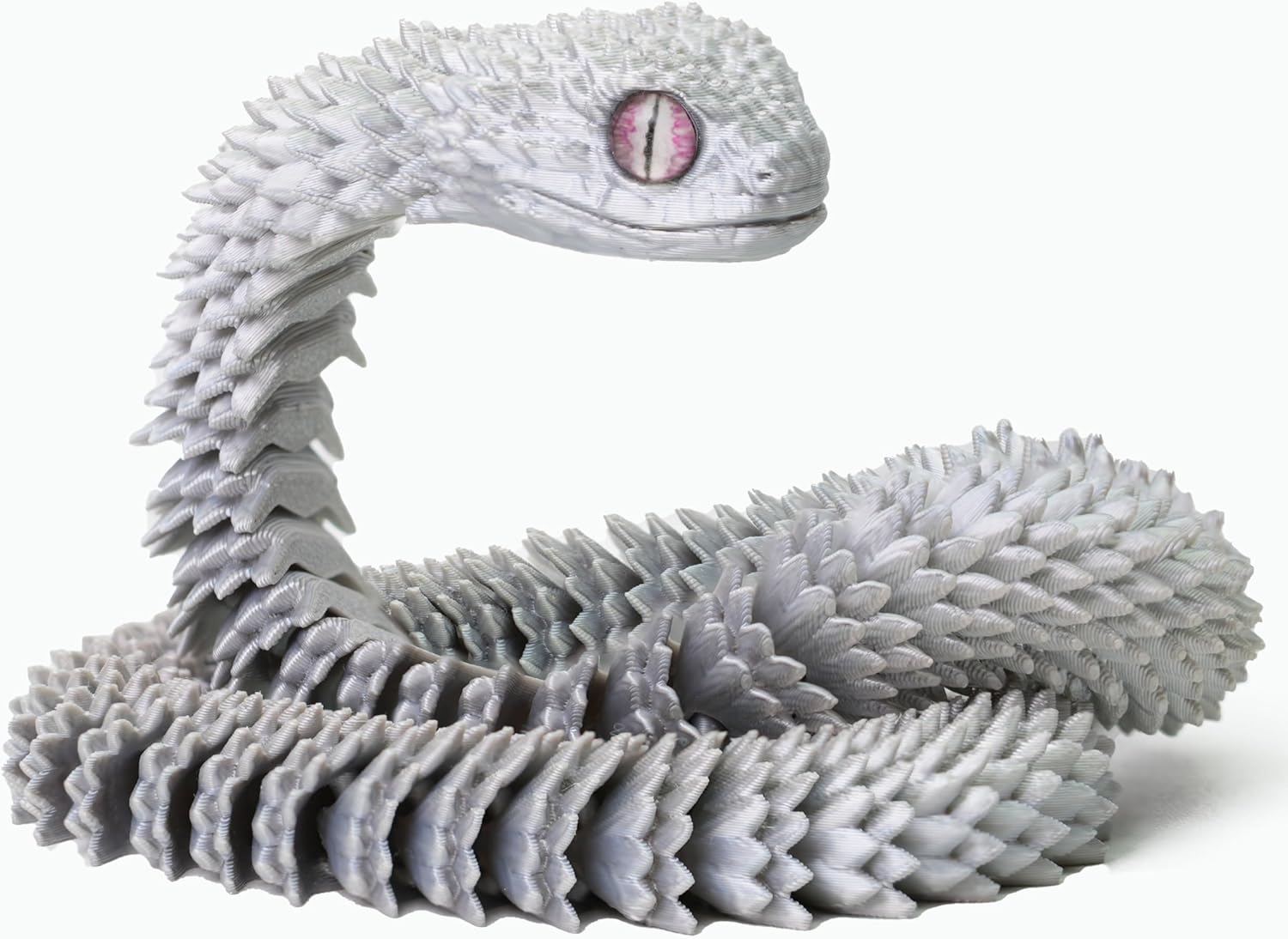 24in 3D Printed Snake Toys, Flexible 3D Printed Animal, Fidget ADHD Snake Toys, Perfect Desk Pet for Animal Collectors, Easter Basket Essentials, Easter Basket Stuffers