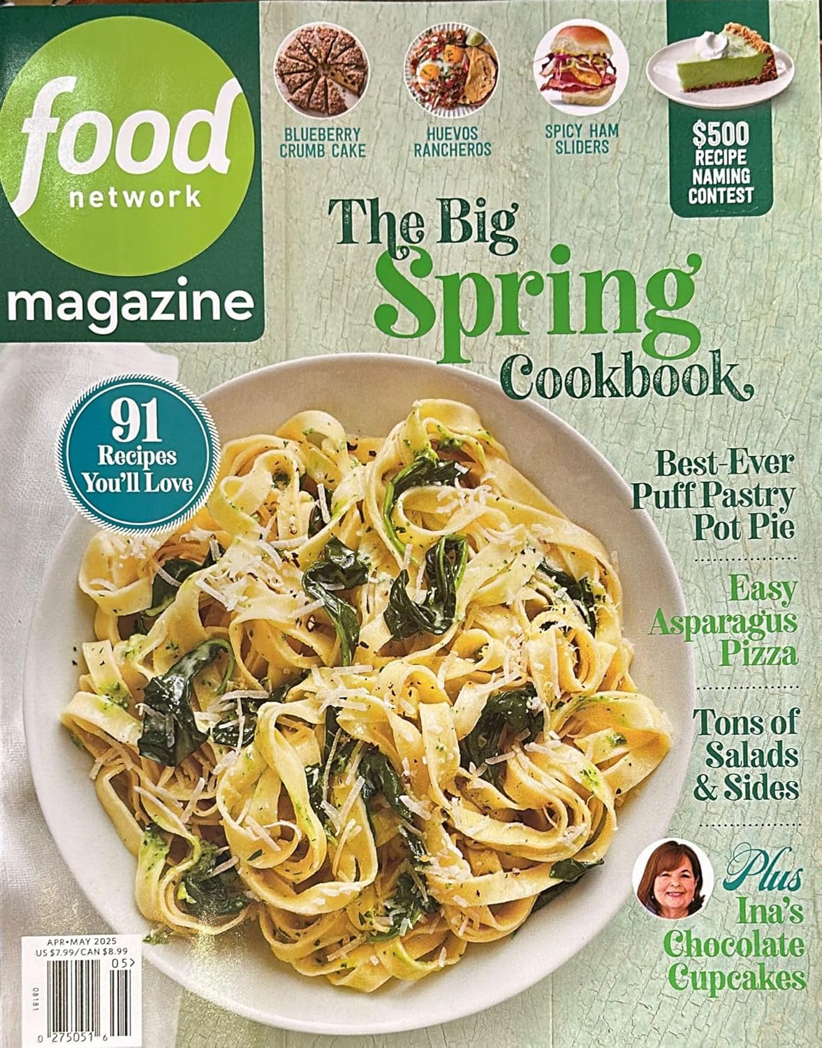 Food Network Magazine April-May 2025: Best-Ever Puff Pastry Pot Pie Recipes