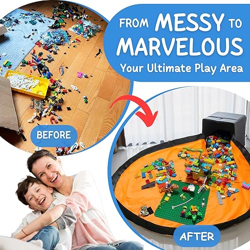 Miniatura 2 de Organizador de almacenamiento de juguetes diseñado para el organizador de almacenamiento Lego