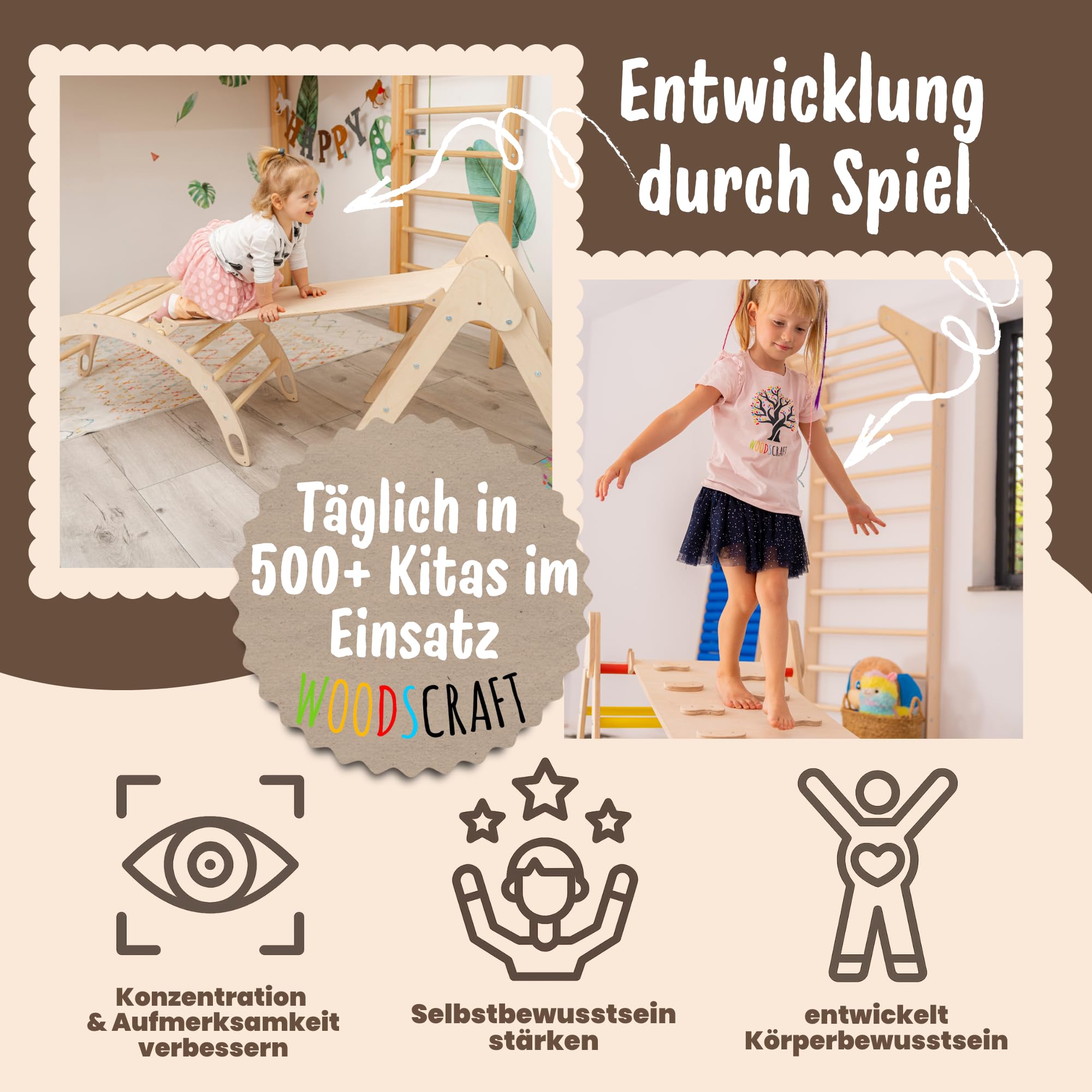 WoodsCraft Arche d'Escalade pour Bebe et Enfant avec Coussin Hypoallergénique | Arche Montessori Bebe - Arche Escalade | Jeux Montessori: Escalade Enfant Interieur WoodsCraft Arche d'Escalade pour Bebe et Enfant avec Coussin Hypoallergénique | Arche Montessori Bebe - Arche Escalade | Jeux Montessori: Escalade Enfant Interieur