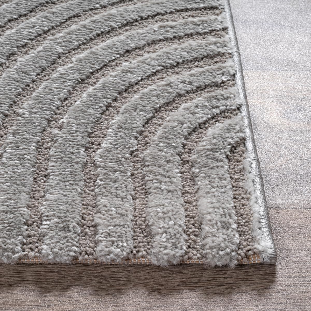 the carpet Everest - Moderner Kurzflor Teppich Hoch-Tief-Struktur, 3D-Effekt, weiche Oberfläche und hohe Flordichte… – Ansicht 5