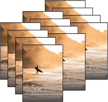 Americanflat 5x7 Picture Frame 12-Pack - Black