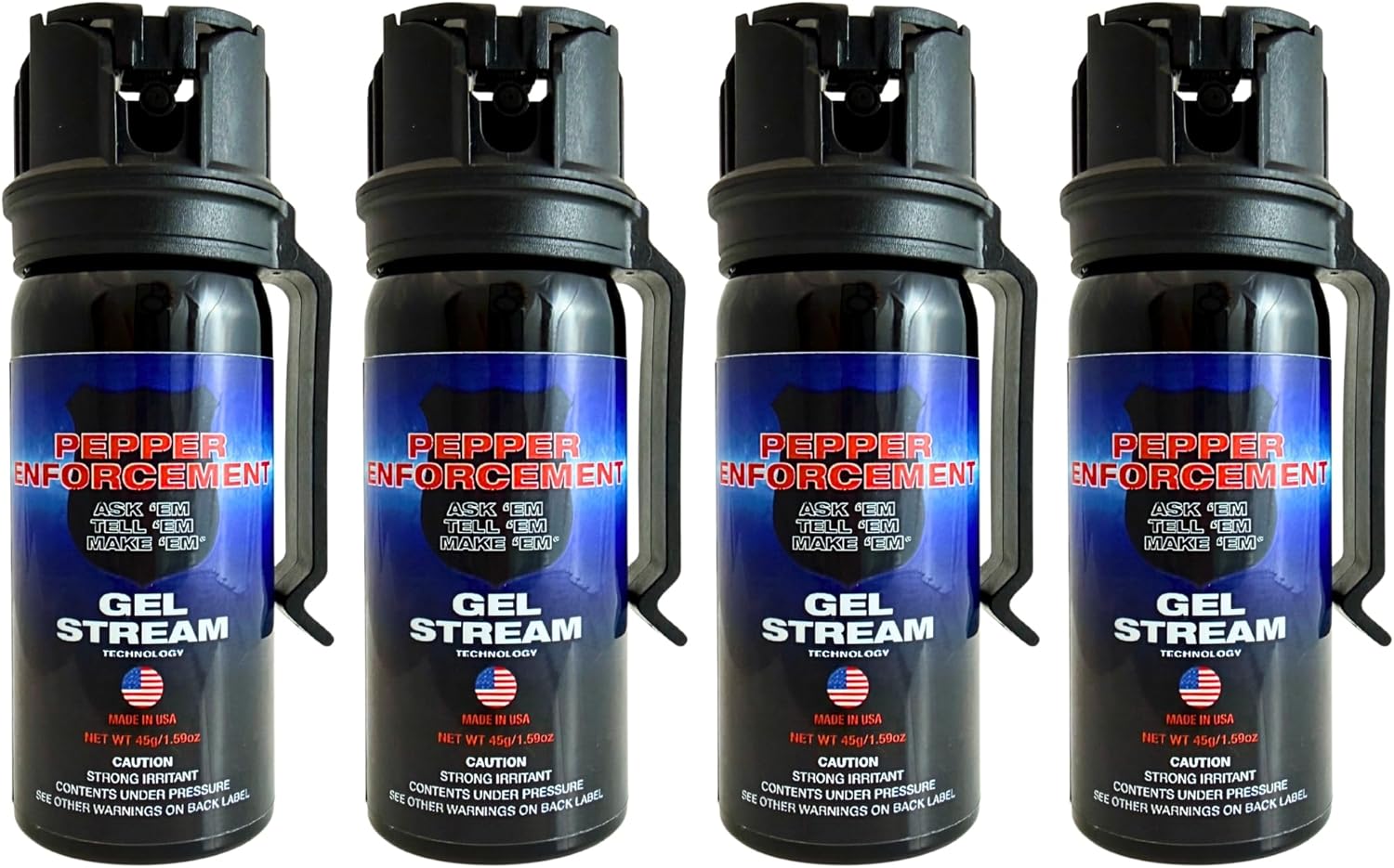 Gel Stream Pepper Spray for Self Protection – Most Power Police Grade OC, Belt Clip for Straightforward Carry, Marking Dye, Security Flip High, Correct Intention, Non Deadly Safety, Residence Security