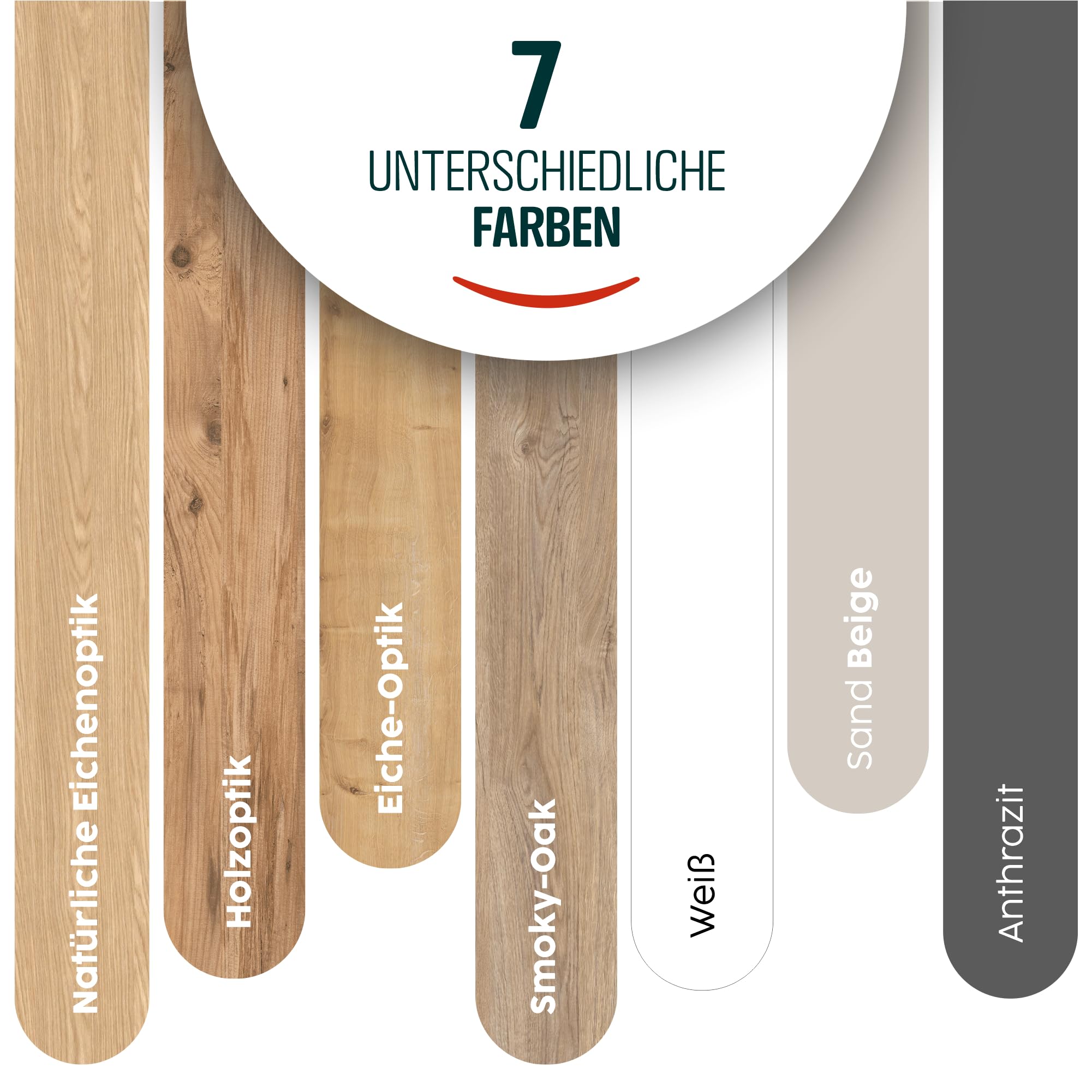 sugodesign Couchtisch mit Rollen, Kleiner Beistelltisch C Form, Beistelltisch Couch, stylischer Sofatisch in schöner Anthrazit Optik, runder Tisch als Ablagefläche für Couch und Wohnzimmer, C Form