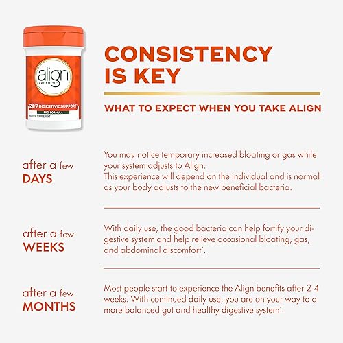 Miniatura 6 de Align Probiótico, Fórmula Pro, Probióticos para mujeres y hombres, Probióticos para la salud digestiva, Cápsulas de probióticos para hombres