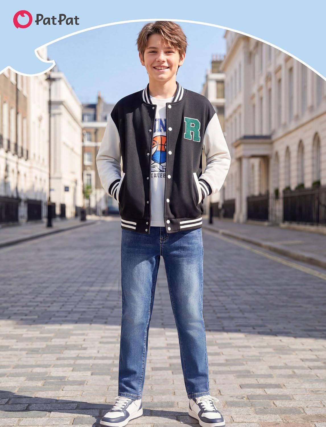 PATPAT Classic Boys Jeans, High Cotton Content Straight Leg Jeans for Boys image 4