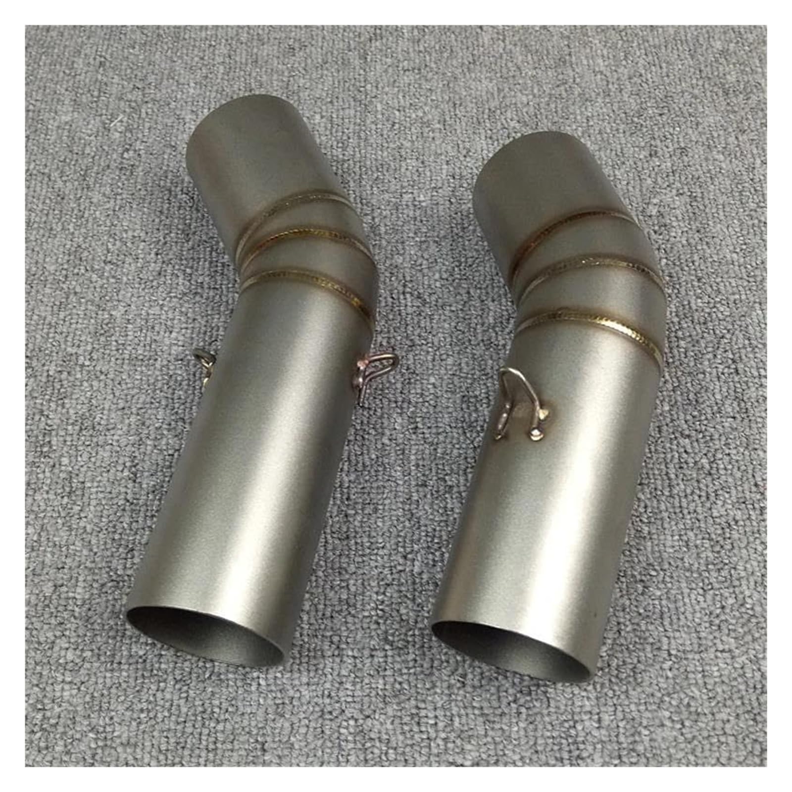 Motorrad Auspuff Tube Für Ducati Für 848 Connect Muffler Link Moto Zubehör Slip-On Motorrad Auspuff Mittelrohr Runder Schalldämpfer Auspuff