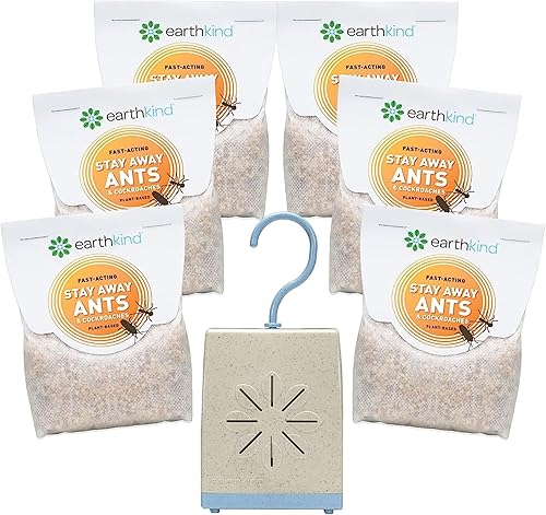 EarthKind Stay Away - Bolsas disuasorias para hormigas y cucarachas, fácil de usar, control botánico de plagas, para cocina, despensa, encimeras y