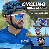 Vista 2 de KAPVOE Gafas de ciclismo fotocromáticas MTB Gafas de sol transparentes para bicicleta de montaña, gafas de transición, deportes de béisbol y correr