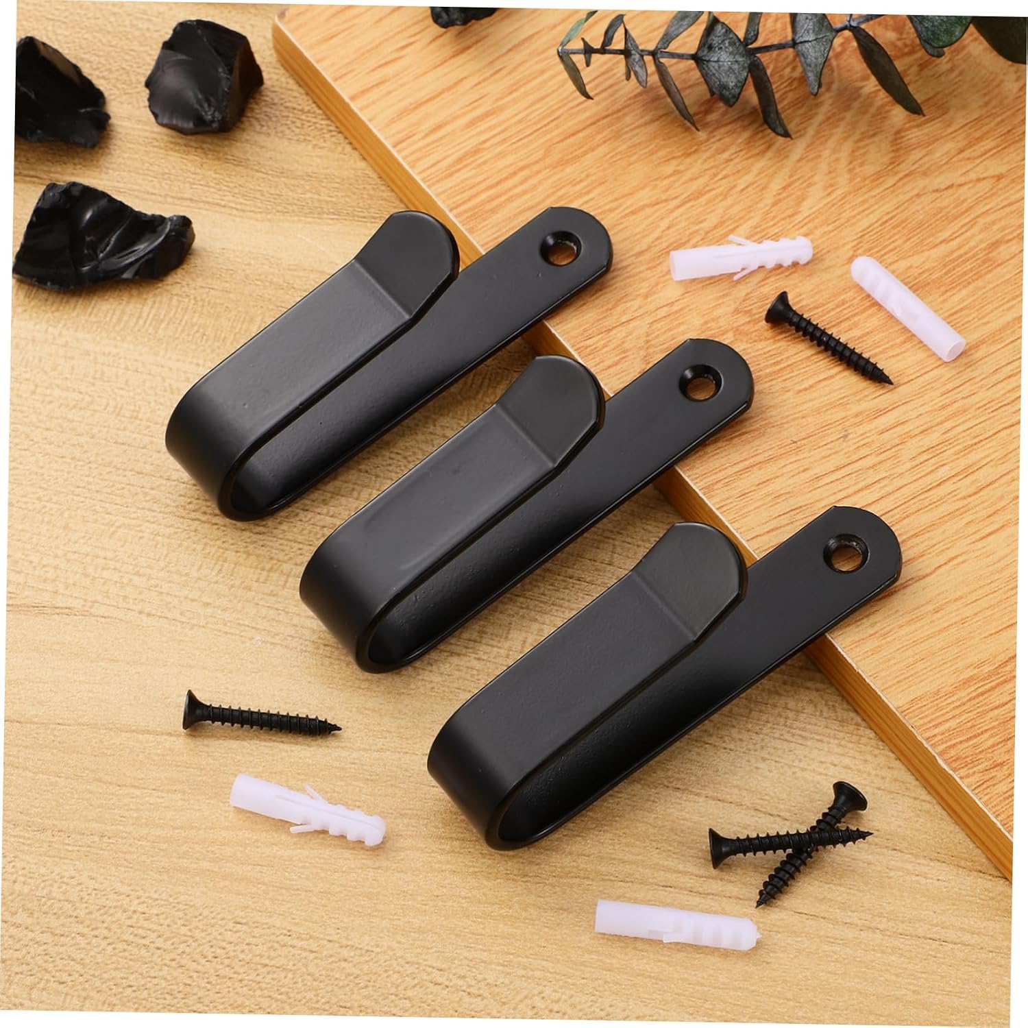 Outanaya 4pcs Heavy Duty Wall Mount Hooks Screw-in Storage Hooks for Snowboard Coat and Tool Hanger Suitable for Garage and Home Organization image 5