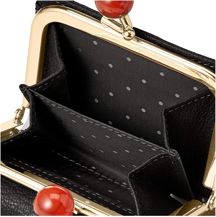 Amazon | [ペルケ] アクリル玉三つ折りミニサイフ レディース 08-06