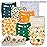 Nora\'s Nursery Cloth Diapers 7 Pack with 7 Inserts & 1 Wet Bag - Waterproof Cover, Washable, Reusable & One Size Adjustable Pocket Diapers for Newborns and Toddlers - PearFect
