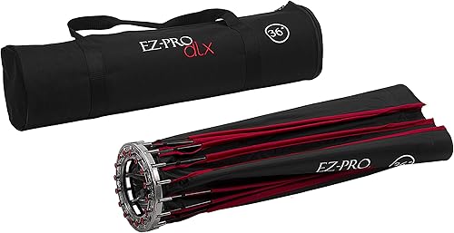 Miniatura 2 de Fotodiox Caja de luz parabólica EZ-Pro DLX de 36 pulgadas con Elinchrome y Calumet Genesis compatible con Speedring - Caja de luz plegable rápida de