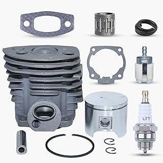 Nikasil Plated Cylinder Piston Bearing Kit For Husqvarna 51 55 For Rancher (46mm) Chainsaw Fuel Filter Line Gasket 503 16 91-71