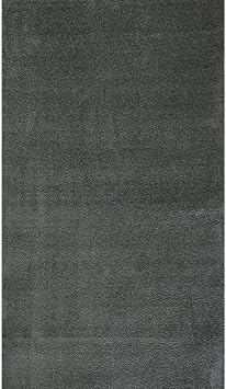 Koyu Gri Mikro Polyester Kaymaz Taban Shaggy Halı, 60 x 100