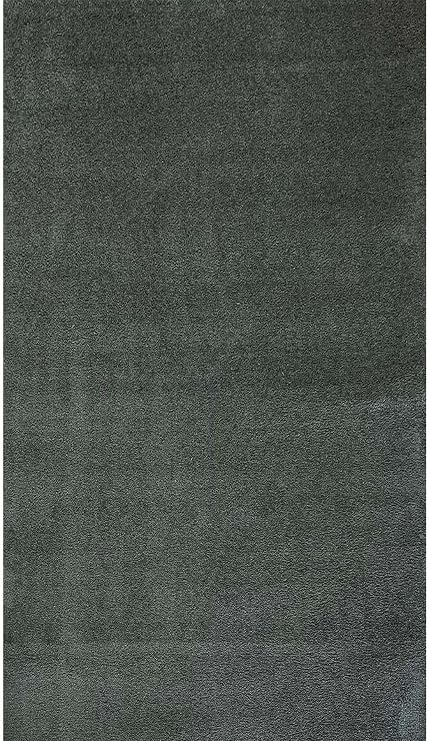 Koyu Gri Mikro Polyester Kaymaz Taban Shaggy Halı, 60 x 100