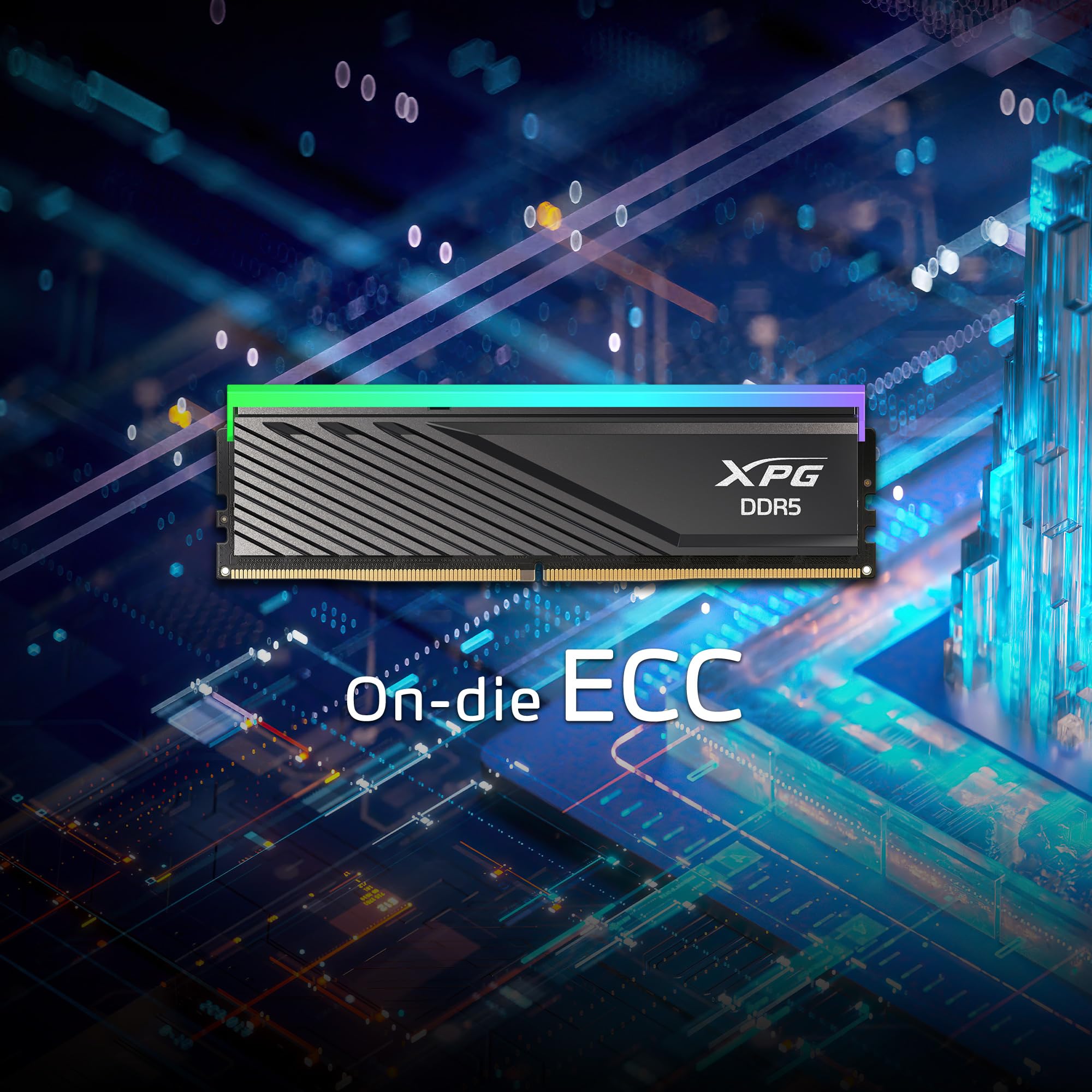 DIMM 32 GB DDR5-6000 (2x 16 GB) Dual-Kit (schwarz, AX5U6000C4816G-DTLABRBK, XPG Lancer Blade RGB)