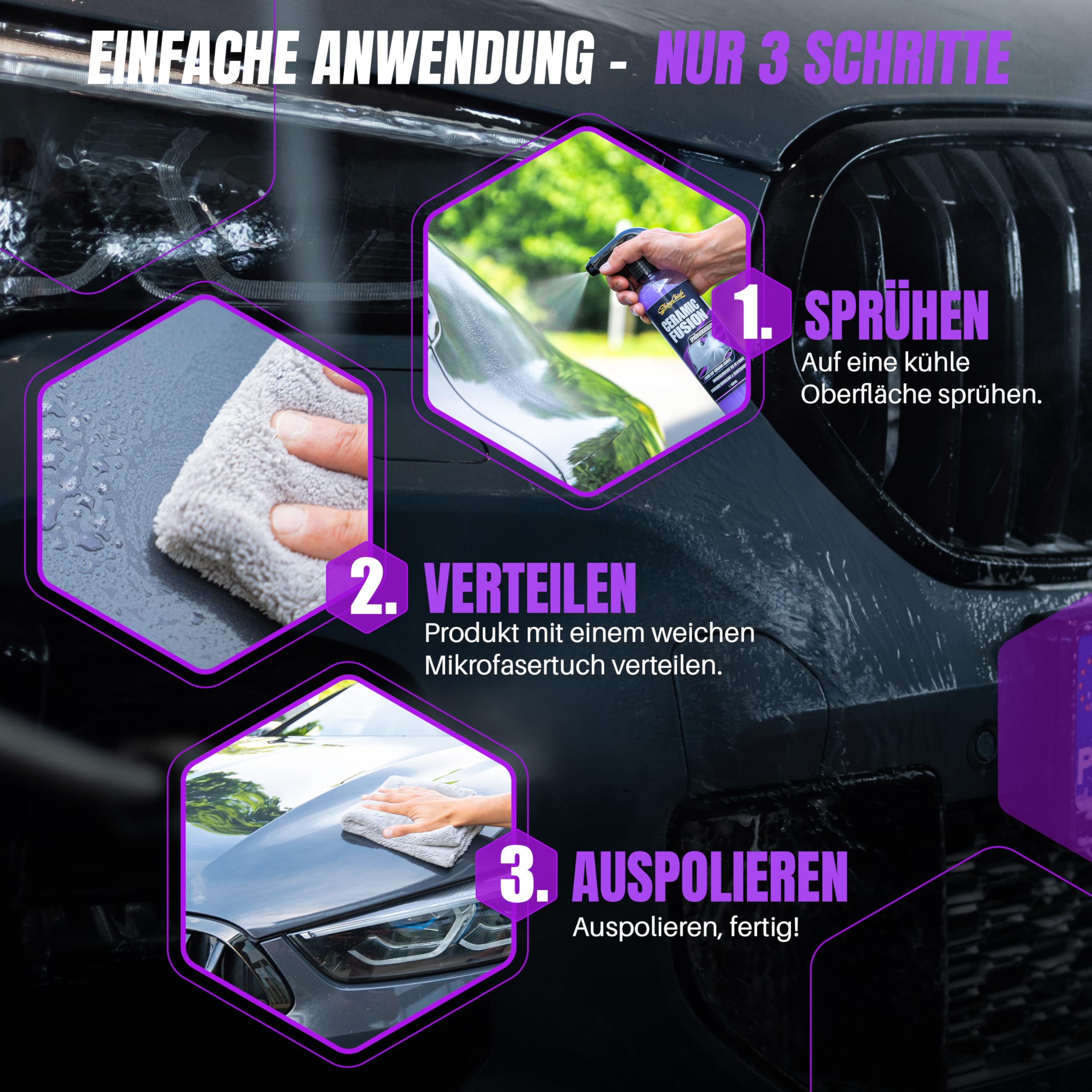 ShinyChiefs CERAMIC FUSION - Sprühversiegelung mit SiO2 Hybrid-Technologie