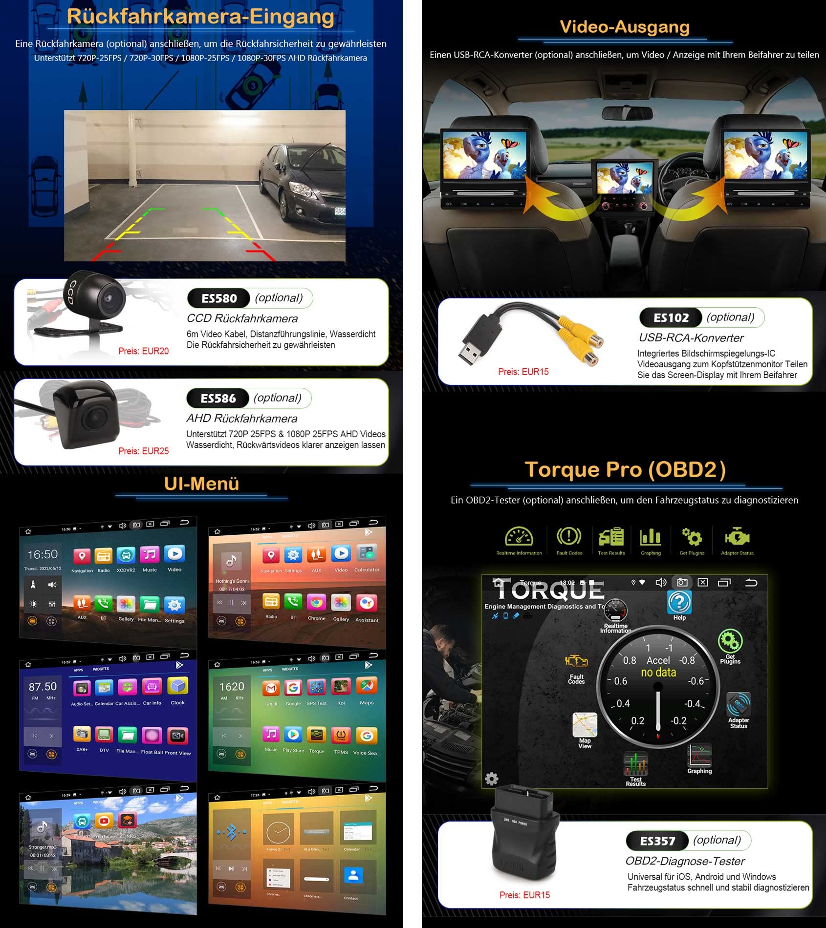 Android 14.0 8 Núcleos 4GB+64GB Dab+ Radio Coche Estéreo para Porsche Cayenne 2010-2017 Navegador GPS Soporte CarPlay Android Auto WiFi 4G USB Bluetooth 5.0 RDS Am/FM 8,4 Pulgadas IPS Pantalla táctil