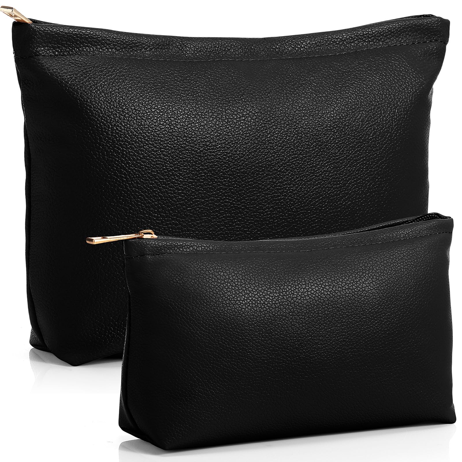Photo 1 of Kigeli 2-Piece PU Leather Makeup Bag Set