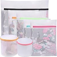 Vista 1 de BAGAIL Bolsas de lavandería de malla para ropa interior íntima y delicada, juego de 7 piezas (1XL, 2L, 2M, 2 bolsas para sujetadores)