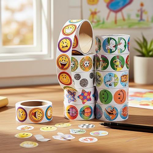 Miniatura 2 de Fun Express - Super Sticker Surtido (10rl) - Papelería - Pegatinas - Pegatinas - Rollo - 10 Piezas