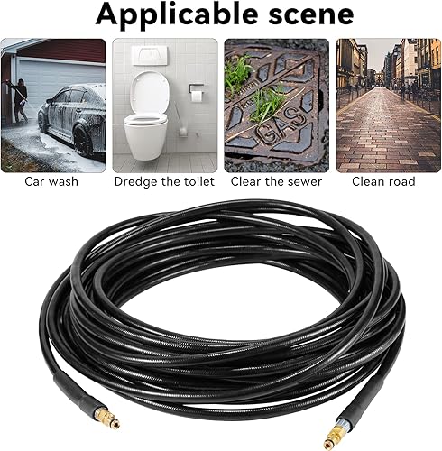 Miniatura 7 de YUET Manguera de repuesto para lavadora de alta presión de 49.2 ft para arandelas Kärcher serie K domésticas Karcher K2, K3, K4, K5, K7, conector