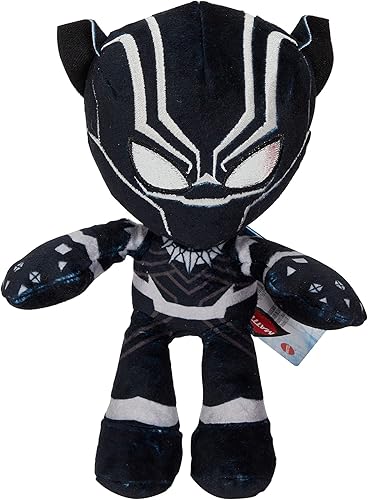 Miniatura 6 de Marvel Black Panther - Figura de personaje de felpa de 8 pulgadas, muñeca suave de T'Challa Super Hero