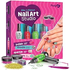 Nail Art Studio for Girls - Birthday Gift - Nail Polish Kit for Kids Ages 7-12 Years Old