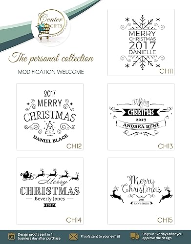 Miniatura 5 de Juego de dominó de Navidad personalizado, juego de dominó de doce dobles con acabado de palisandro, para él