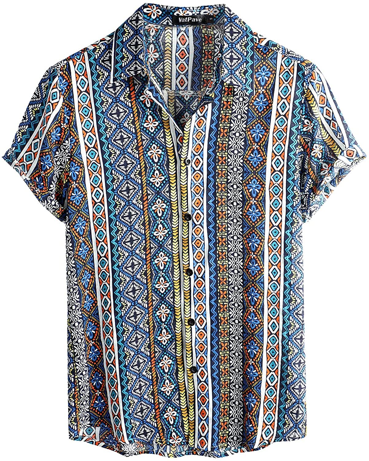 VATPAVEMen's Hawaiian Shirt Shirt
