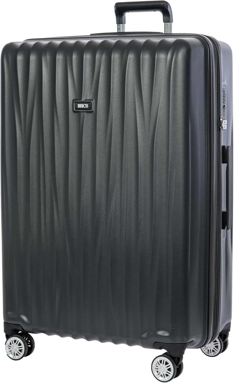 Bric's Cervia 30" Hardside Large Expandable Luggage, 360° Spinner Wheels, Lightweight Checked Suitcase, TSA-Approved Locks, Dark Grey