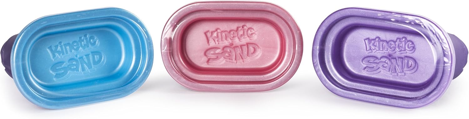Kinetic Sand Shimmering Sand Multi-Pack w/Molds Standard