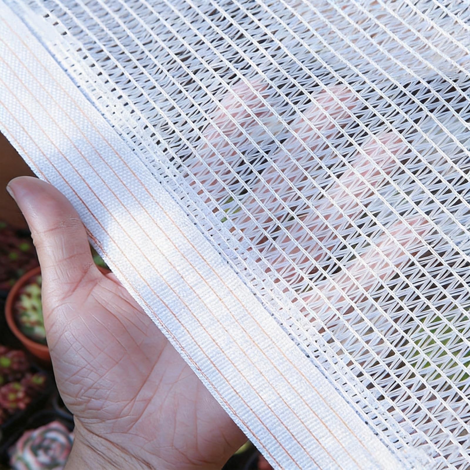 Filet de jardin anti brûlure ombrage 50% pour sauver les plantes de la sécheresse 4x15m