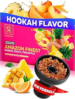 Tropical Fruit Mix Shisha Hookah Flavors – 3.5 oz (100g) Tobacco Free & Nicotine Free Shisha – Premium Non-Tobacco Hookah Flavors – Long-Lasting & Rich Smoke