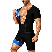 Sauna Suit for Men Sweat Jumpsuit Full Body Heat Trapping Workout