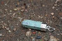 Vista 6 de Jet International Nuevo colgante de punto de fucsia rubí conjunto curativo Reiki Chakra equilibrio buena suerte