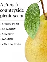 Vista 4 de Zents Vela perfumada de cera de soja (Anjou - Armoise & Jasmine), tarro grande de una sola mecha, acento edificante para decoración del hogar, 8.5