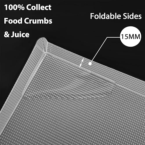 Miniatura 2 de WK Juego de 3 tablas de cortar de plástico flexible con labio, tabla de cortar plegable para cocina, tablas de cortar transparentes, hojas de