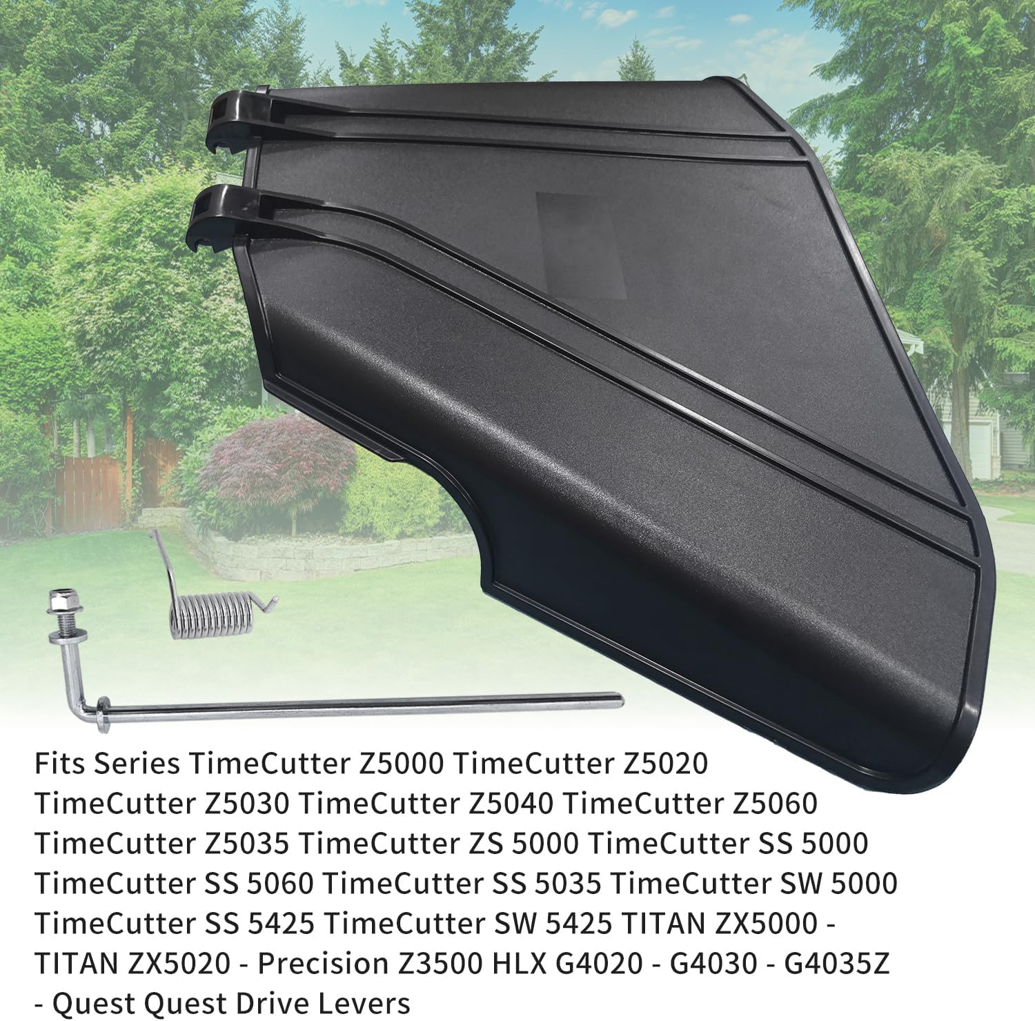 shiosheng Replacementparts Deflector Shield 108-7895 fit for Toro TIMECUTTER SS5000 SS5060 SS5035 Deflector Grass TimeCutter Zero Turn Riding Lawn Mower W/Hardware