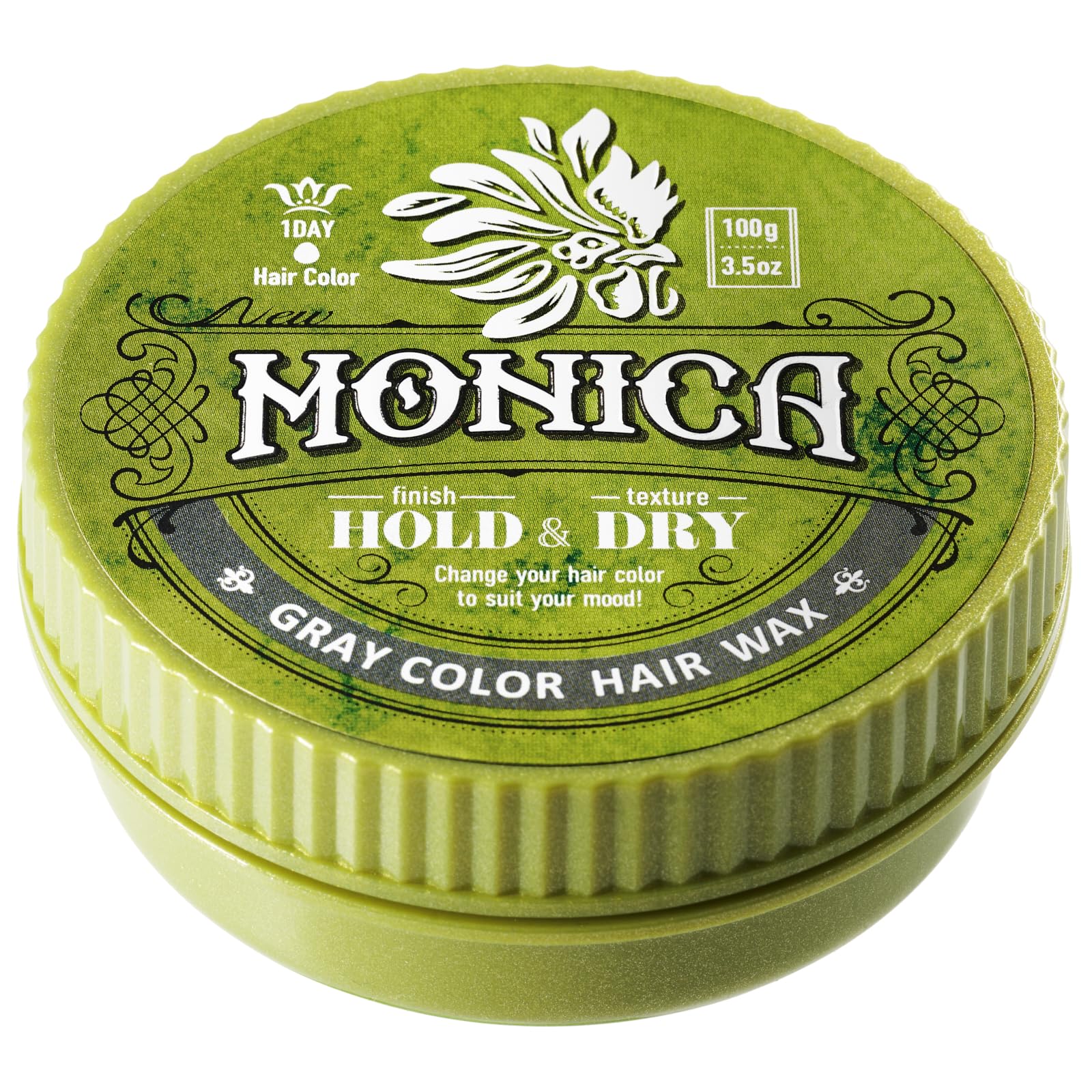 Amazon.co.jp: ニューモニカ カラーワックス グレー 100g シャンプーで