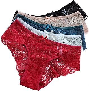 Apluschoice Sexy Underwear Panties Stretch Bikini Underwear Pack of 5