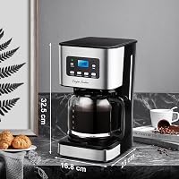 Taylor Swoden Darcy 950W Filteres Kávéfőző, 1,5L Kapacitás, 12 Csészés, Időzítővel, Automata Kikapcsolással, Csepegésgátlóval és Melegen Tar 6