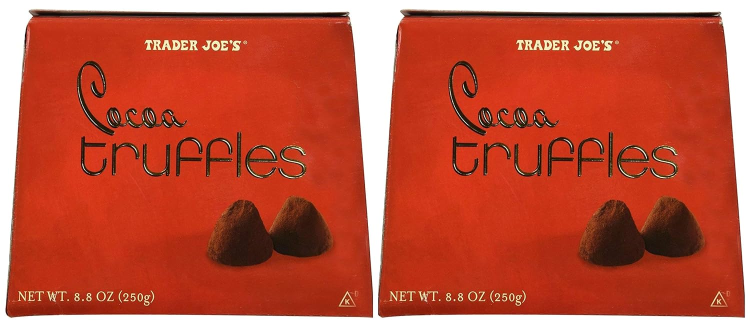 Trader Joe's Cocoa Truffles 8.8oz (Pack of 2) Gourmet