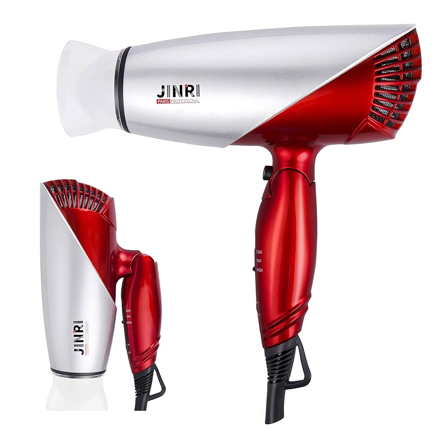 1200W マイナスイオン折り畳み式ドライヤー Amazon | ヘアドライヤー どらいやー hair dryer 折り畳み式
