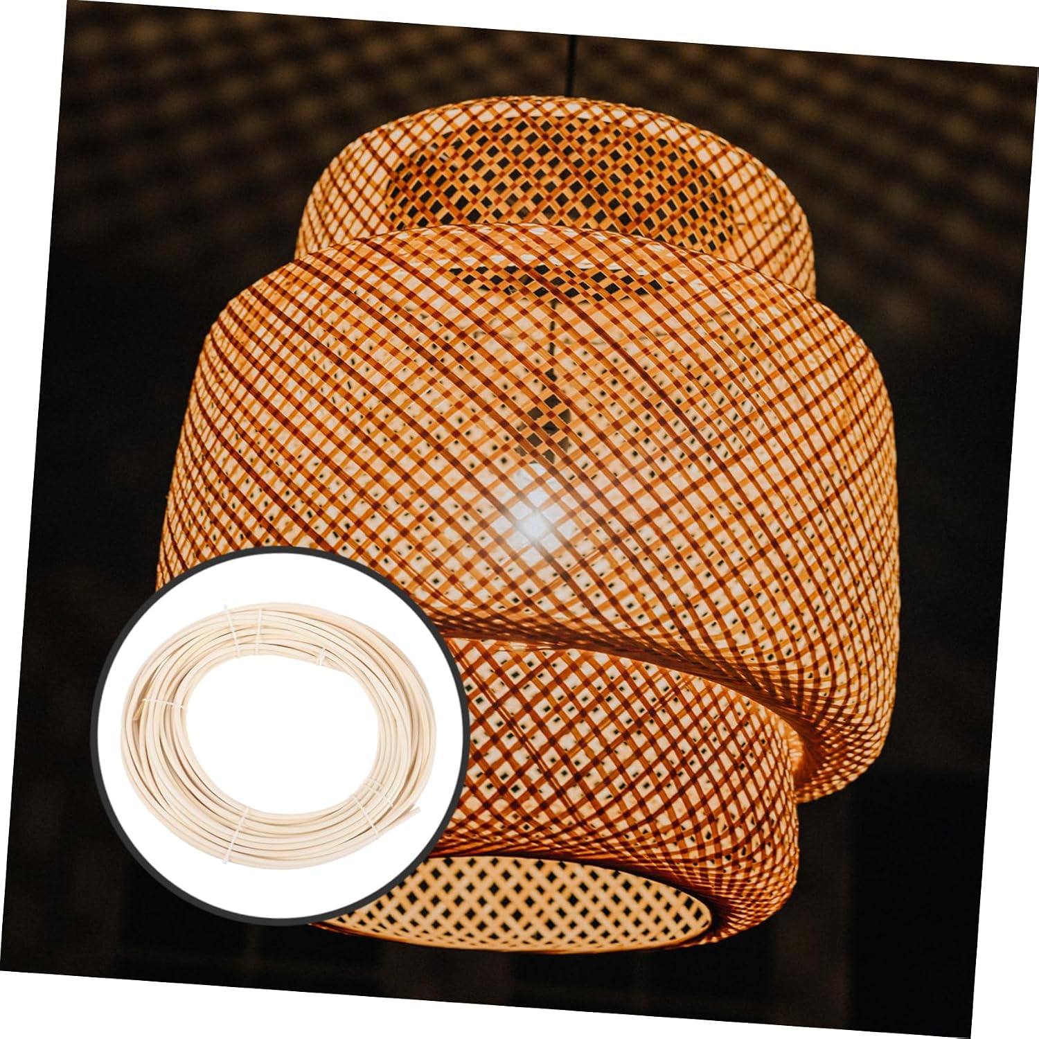 1 Roll Rattan Weaving Material for Furniture and Craft Projects