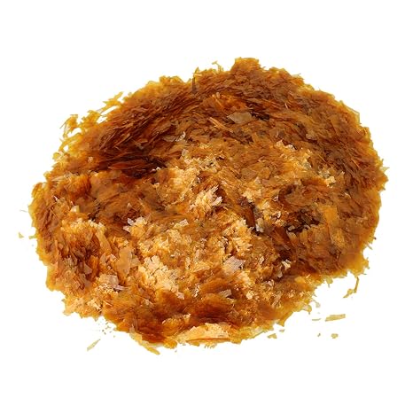 lovermusic Yellow Super Blonde Shellac Flakes Replacement for Furniture Surface Repairing
