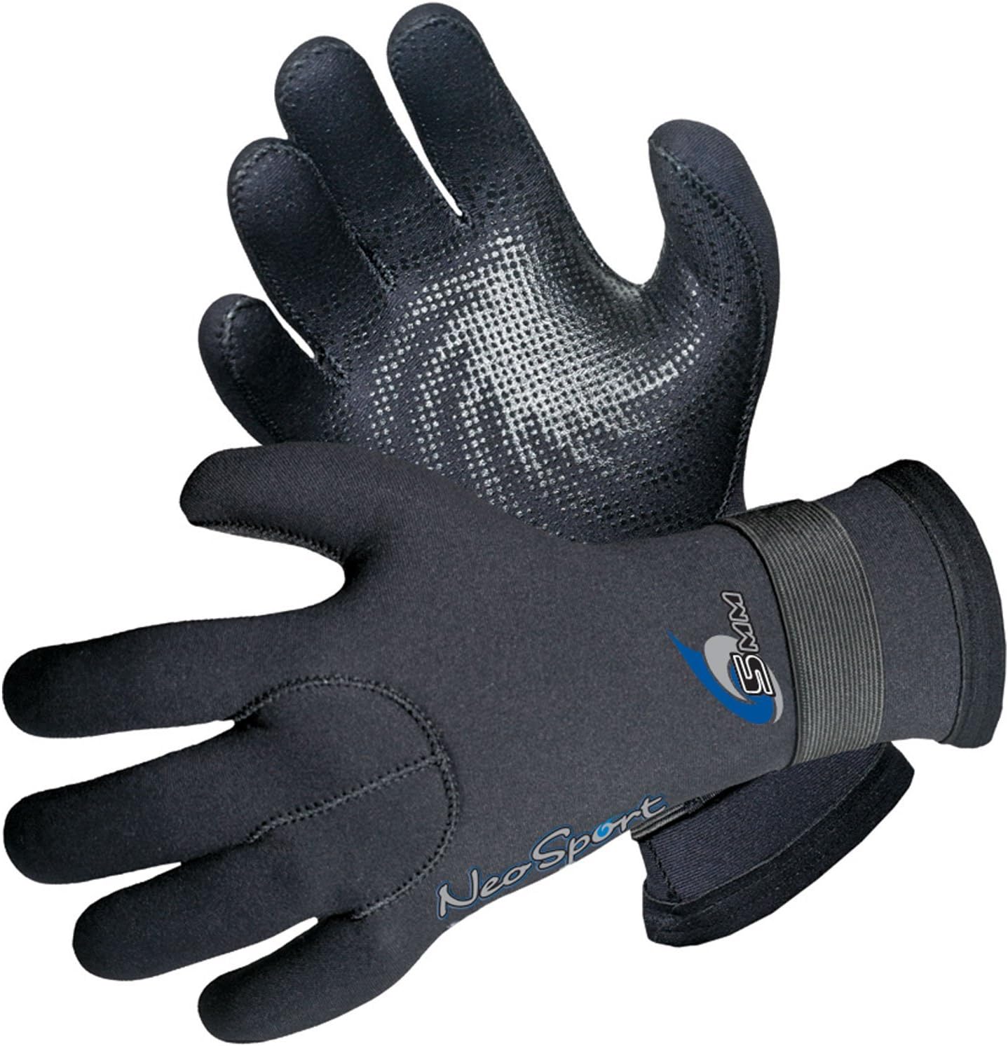 NeoSport Wetsuits Premium Adult Neoprene 3mm Five Finger Glove